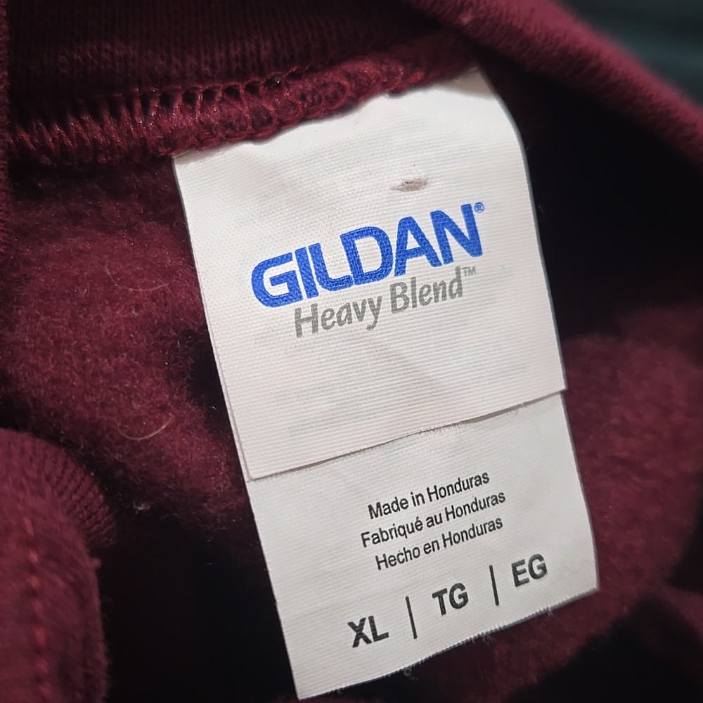 Vintage Harvard Sweatshirt Mens Unisex XL Crewneck Pullover Collegiate Maroon - Picture 4 of 5